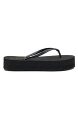 Melody Platform Thong Sandals Black