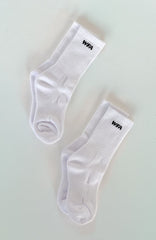 WFA 2 Pack Socks White/Black