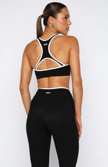 Mindset Sports Bra Black/White