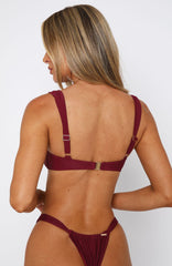 Elouera Bikini Top Sangria