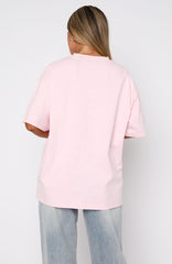 Power Of Possibility Oversized Tee Baby Pink