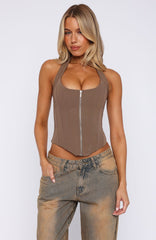 Already Over Bustier Chocolate