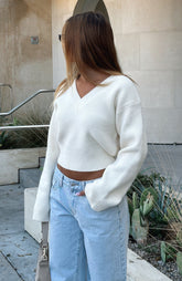 Brooklyn City Knit Sweater Light Oat