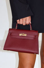 Hope Top Handle Bag Plum