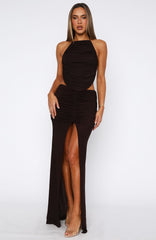 Everlasting Midi Skirt Chocolate