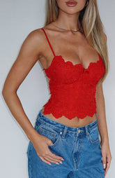 Everything To Me Bustier Red