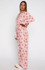 Dreamland Long Sleeve Pyjama Set Gingerbread Twist