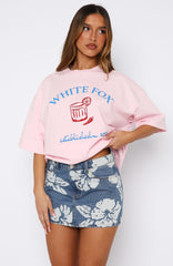 Won't Stop Searching Denim Mini Skirt Flower Print