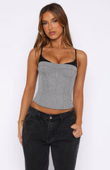 Atomic Heart Bustier Grey