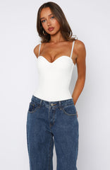 Stuck To You Bodysuit Off White