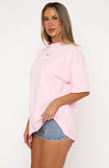 Tropic Time Oversized Tee Pink