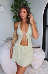 Hold Out Mini Skirt Matcha