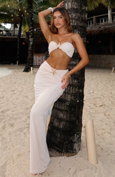 Lil Mermaid Maxi Skirt Latte