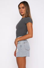 Vera Denim Shorts Light Blue