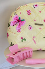 Berry Bow Keychain Pink