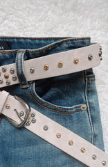 Liana Wrap Belt Taupe Faux Suede