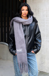Luna Scarf Charcoal