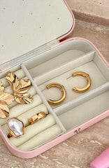 Nylah Jewellery Case Baby Pink