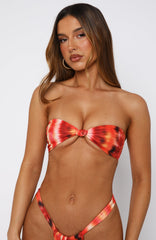 Ocean Baby Bikini Top Flamin' Horizon