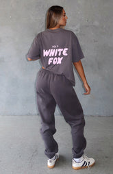 Offstage Back Graphic Oversized Tee Volcanic