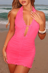 Palm Springs Oasis Mini Dress Pink