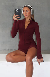 Race To You Jacket Merlot