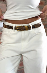 Rex Belt Snake/Vintage Gold