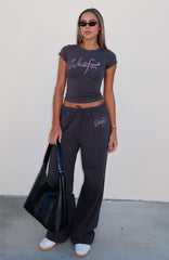 Shades Of Beauty Track Pants Charcoal