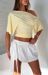Weekend Moment Mini Skort White