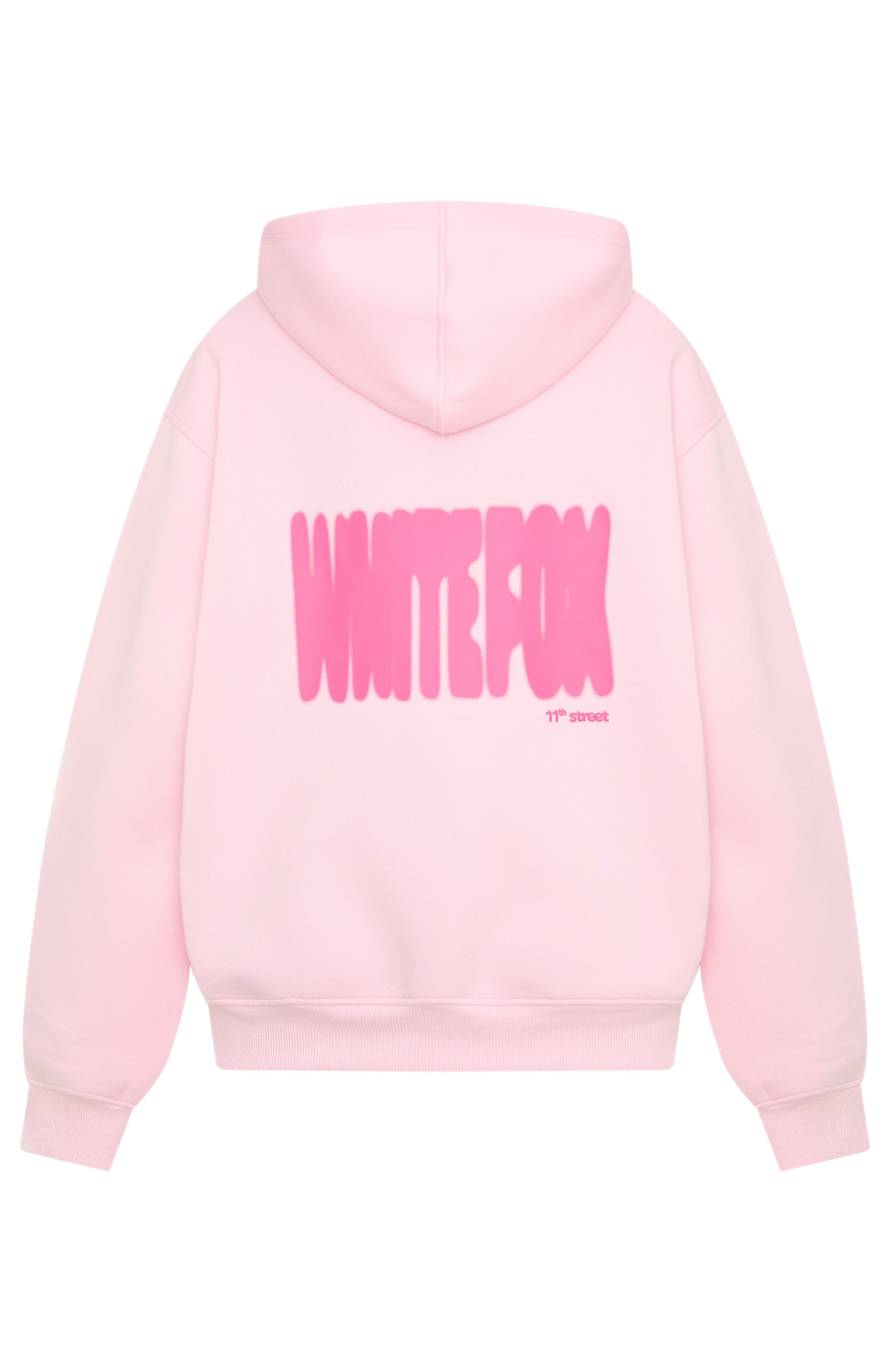 11th Street New York Or Nowhere Oversized Hoodie Pink Sugar