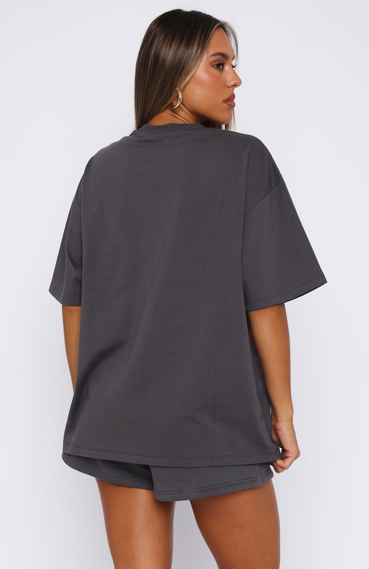 Pick You A Flower Oversized Tee Volcanic