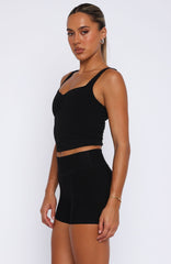 Shift Mid Rise Shorts 3.5" Black