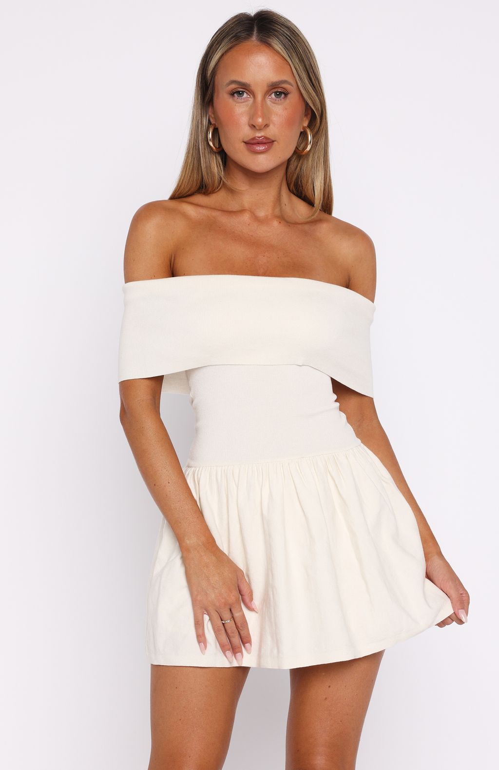 Wherever You Are Mini Dress White