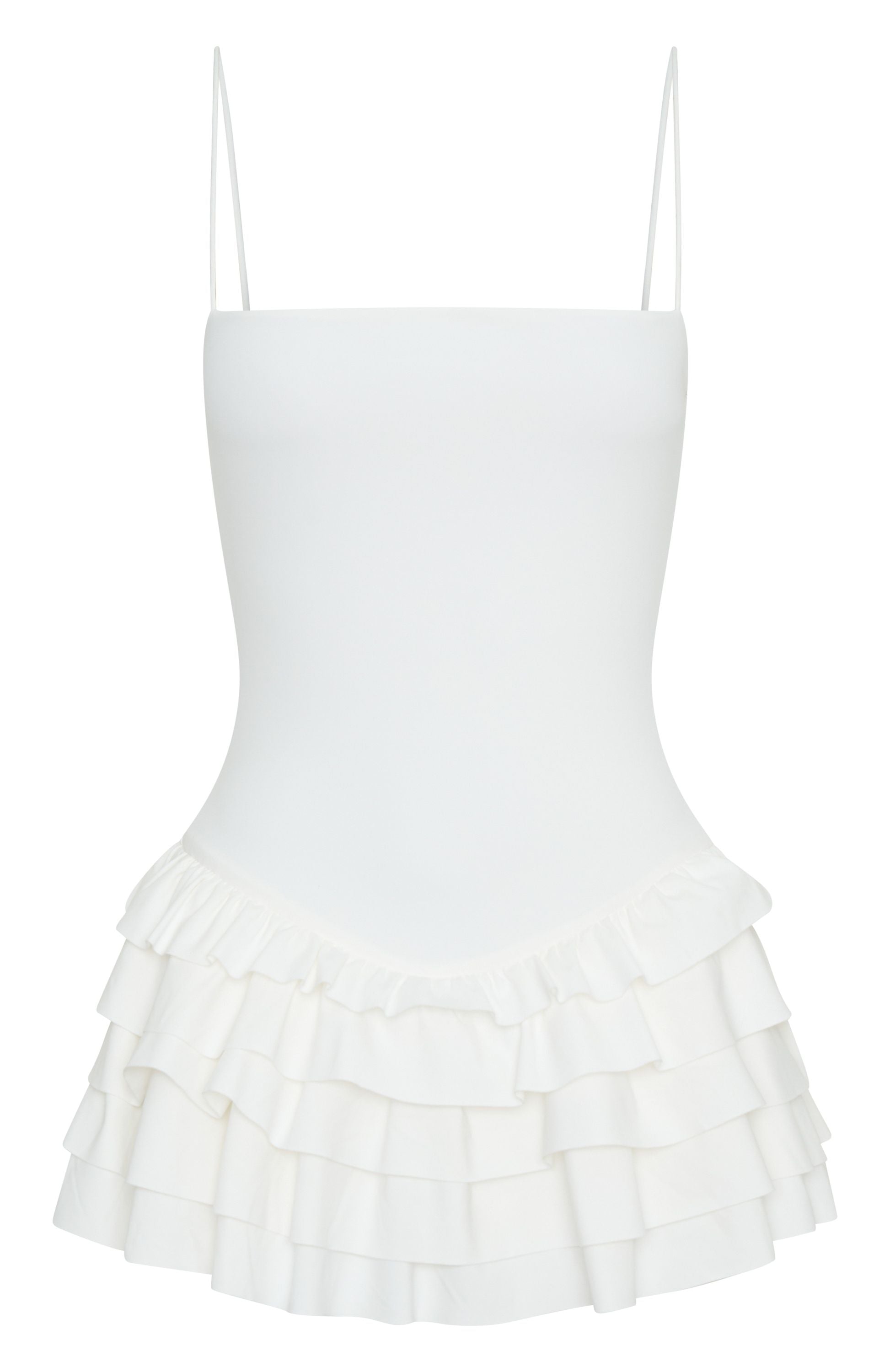 Photo ID Playsuit White