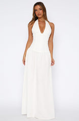 Say You Love Maxi Dress White