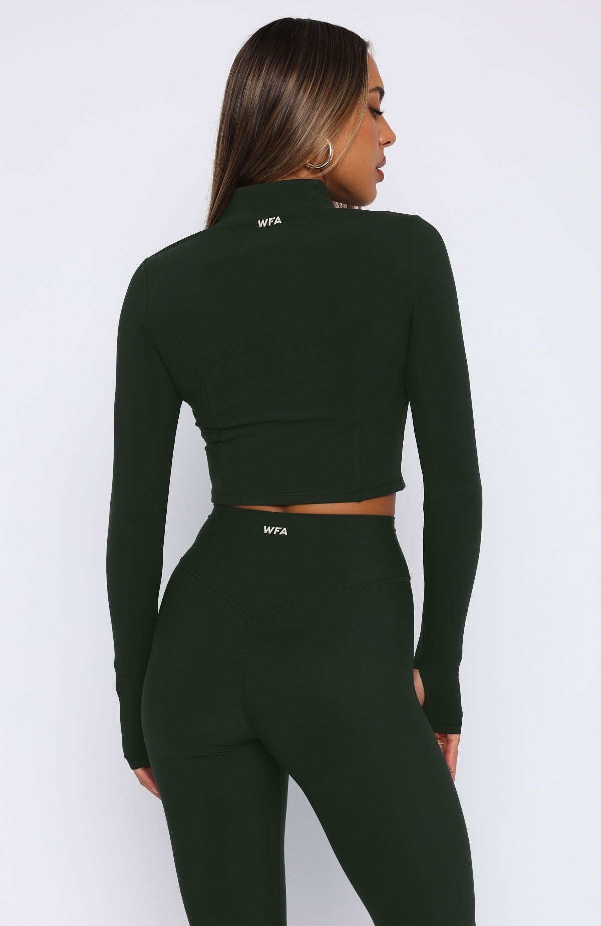 Times Up Crop Jacket Forest