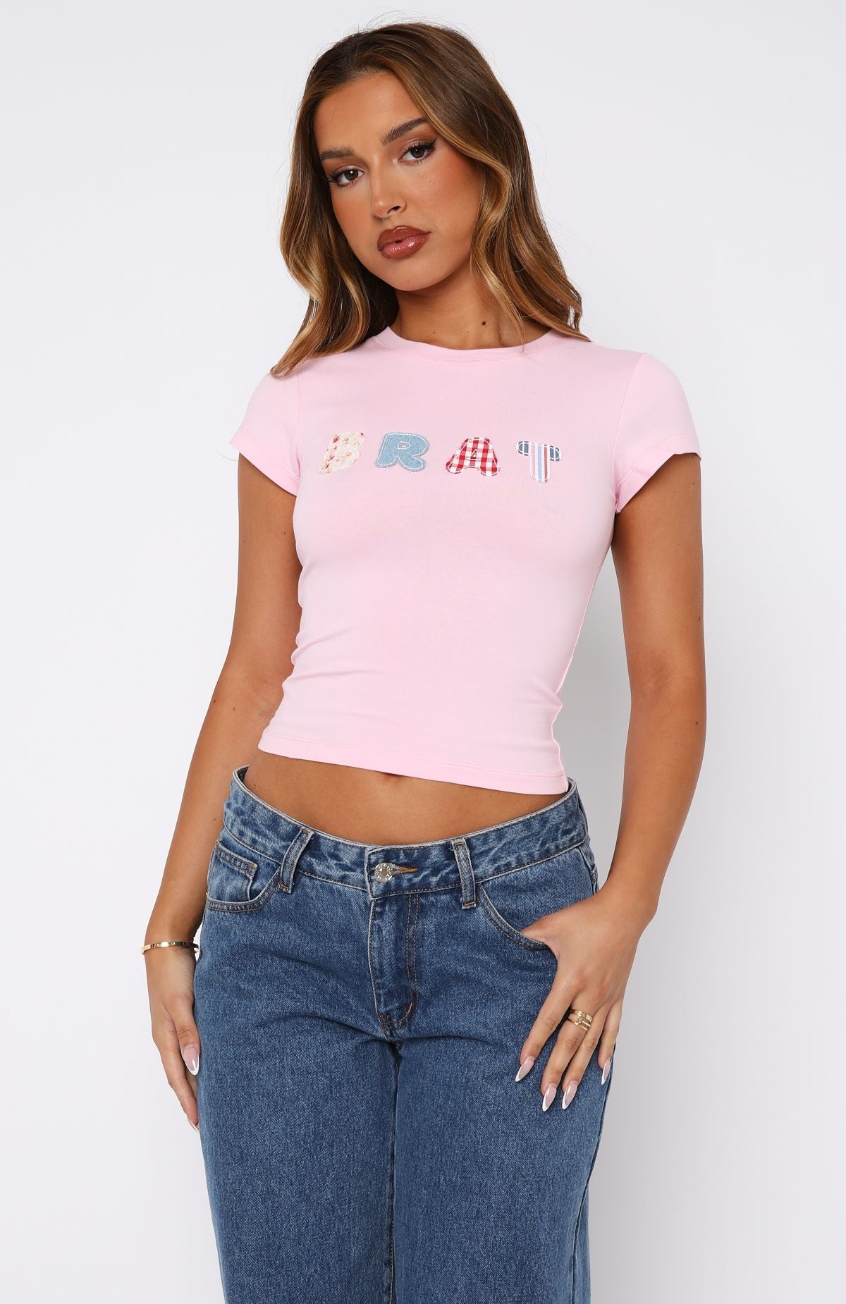 Pretty In Pink Baby Tee Baby Pink