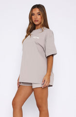 Offstage Back Graphic Oversized Tee Moon