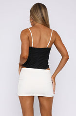 Girl About Town Bustier Black/White