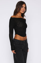 Hypnotising Thoughts Top Black