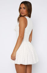 Tell Me Again Mini Dress White