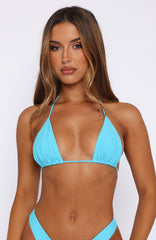 Golden Hour Bikini Top Aquamarine