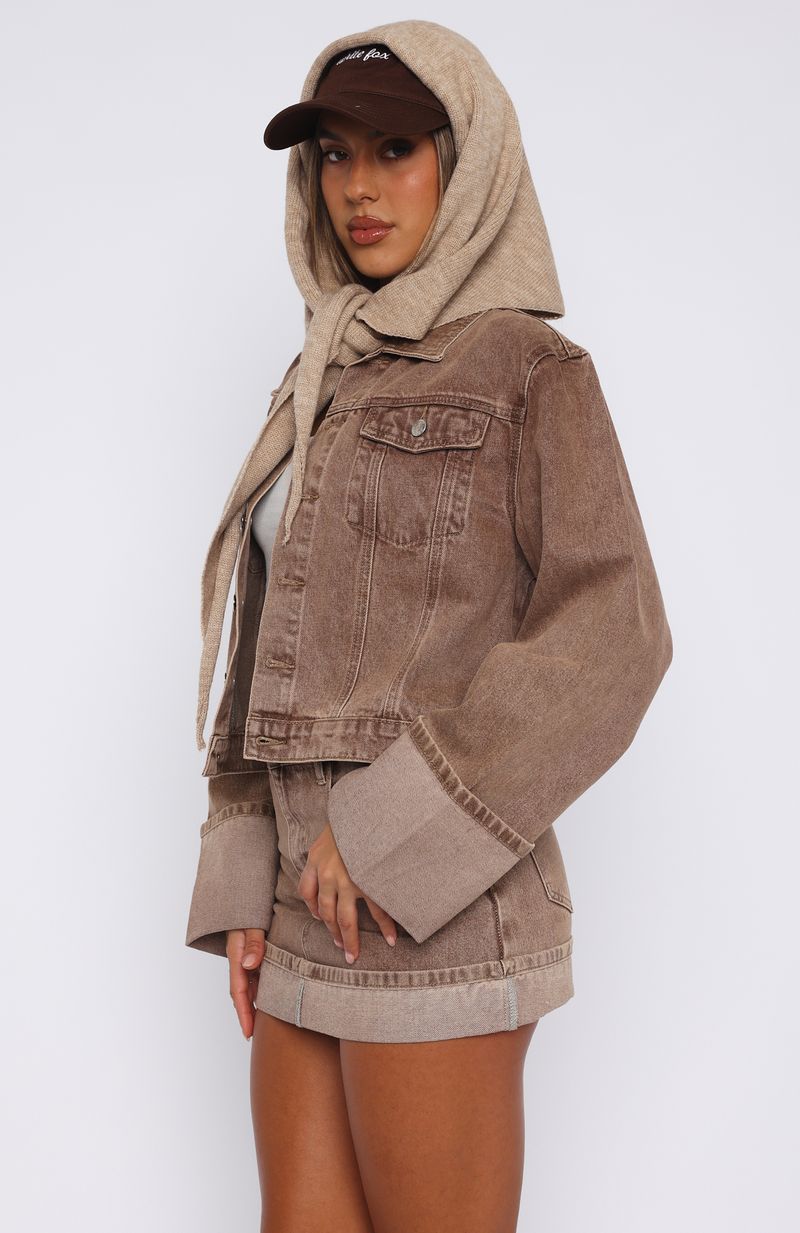 Audrey Triangle Scarf Oat