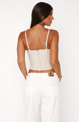 She's A Rebel Bustier Oatmeal