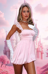 Pretty Princess Mini Dress Pale Pink