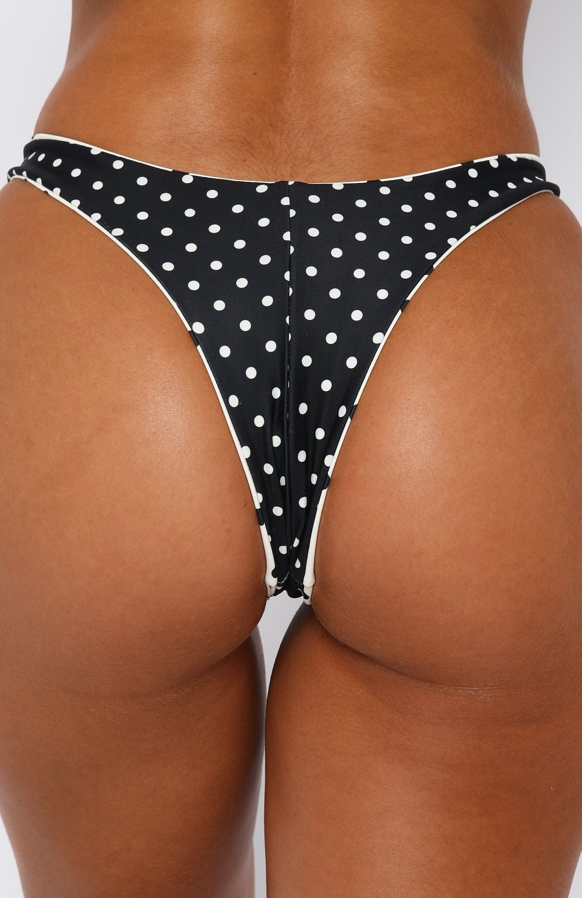 Minnie Reversible Bottoms Cream/Black Polka Dot