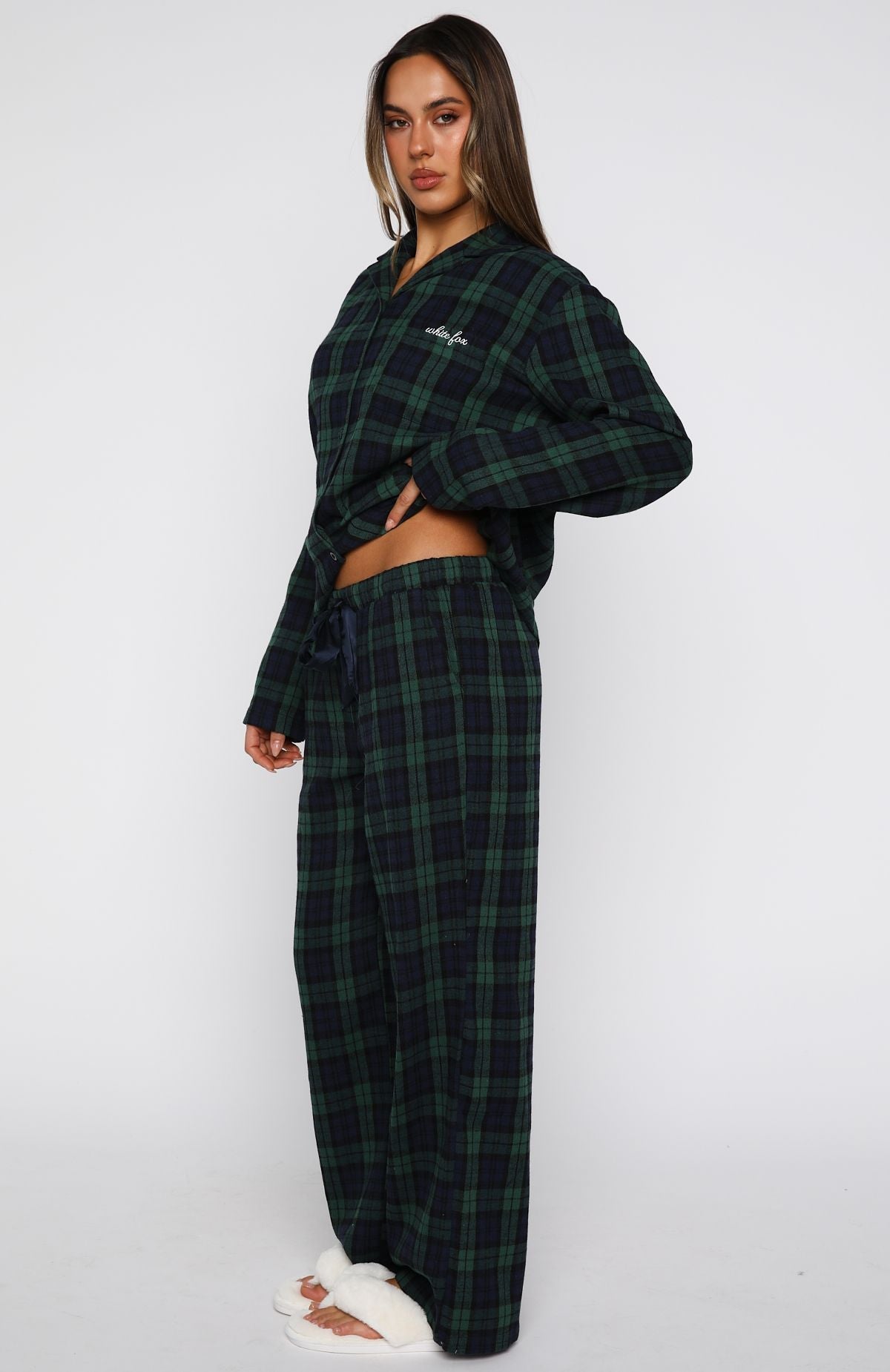 That Time Of Year Pyjama Pants Green/Navy