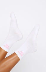 From The Archives Socks White/Pink