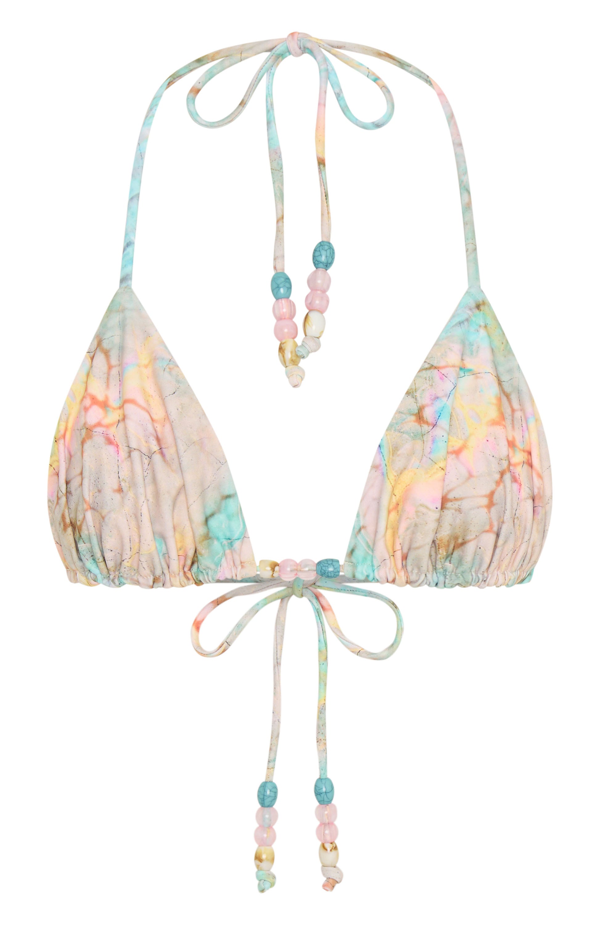 Akira Bikini Top Seaside Mottle