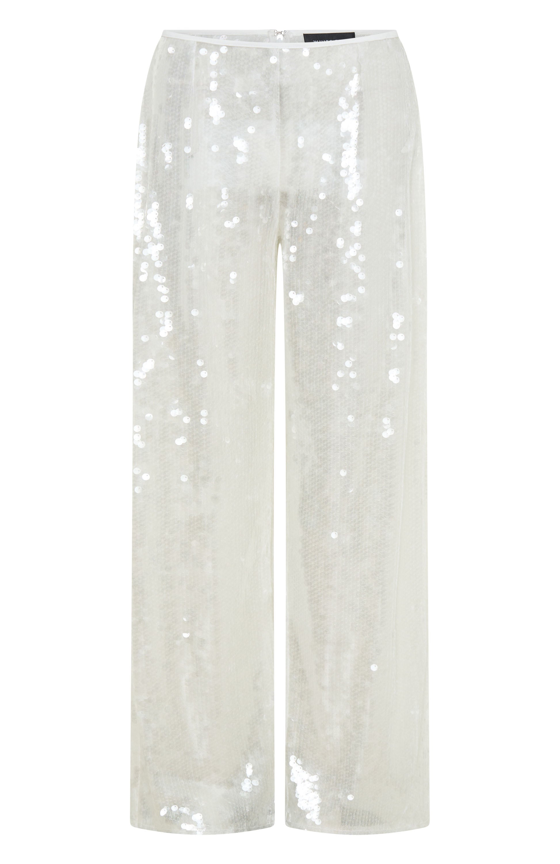 Caught Up In It Sequin Pants White